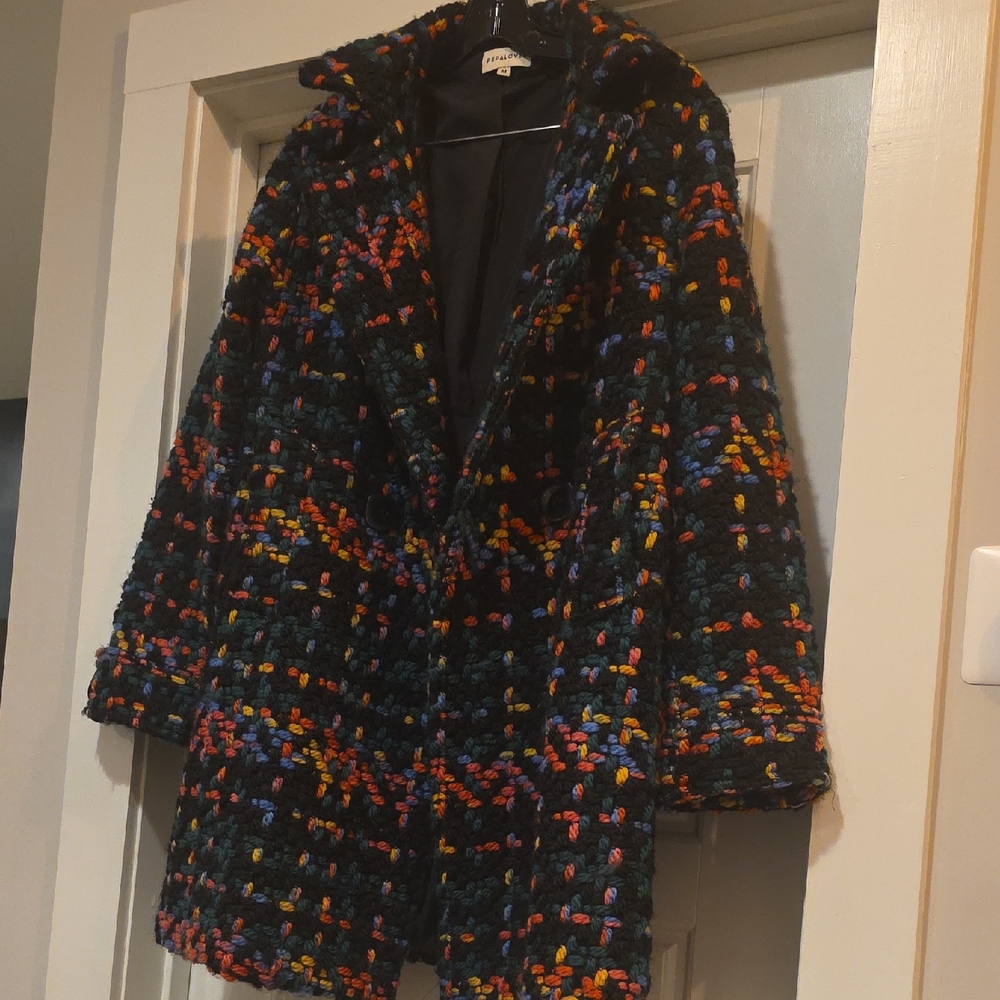 Pepaloves Black Pea Coat